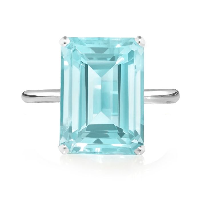 South of France Sky Blue Topaz Ring